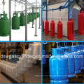 China Fabricación de cilindros de GLP Cocción en casa para el cilindro de gas LPG Cilindro de cocción
